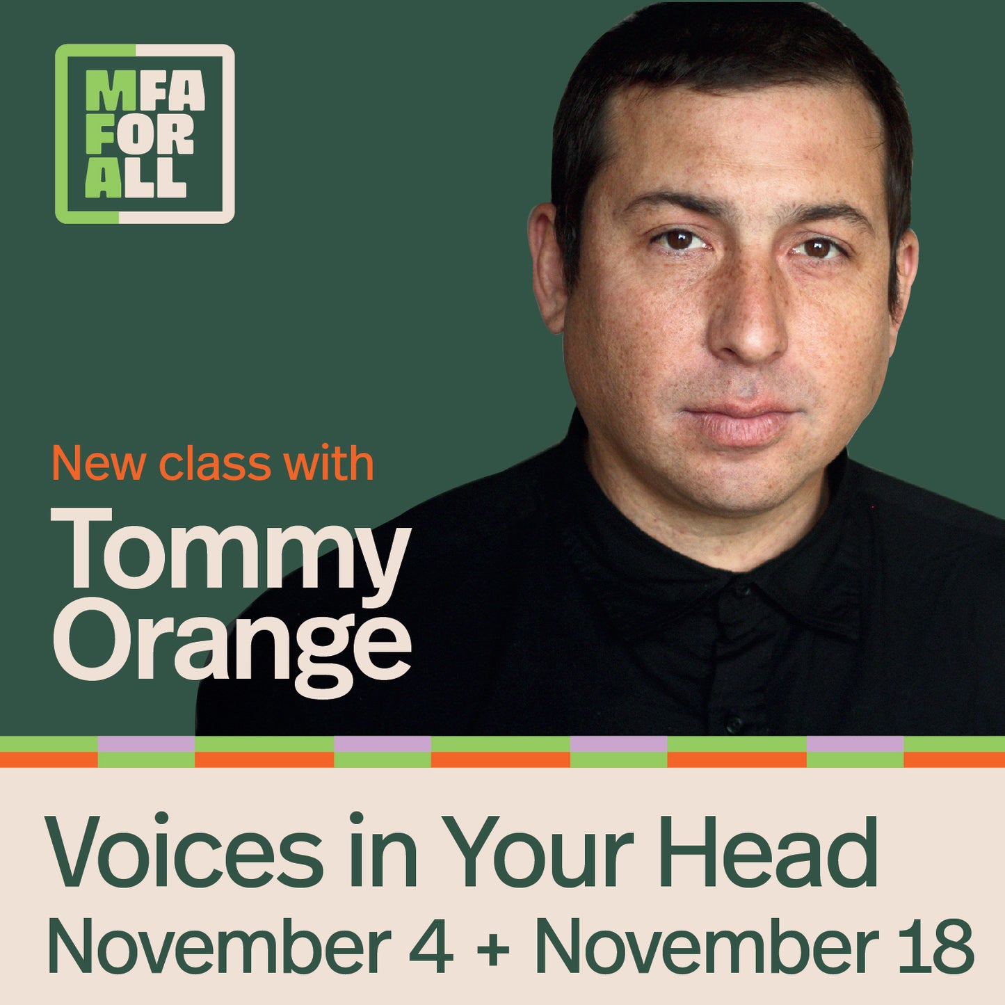 MFA for All - Tommy Orange - Voices in Your Head